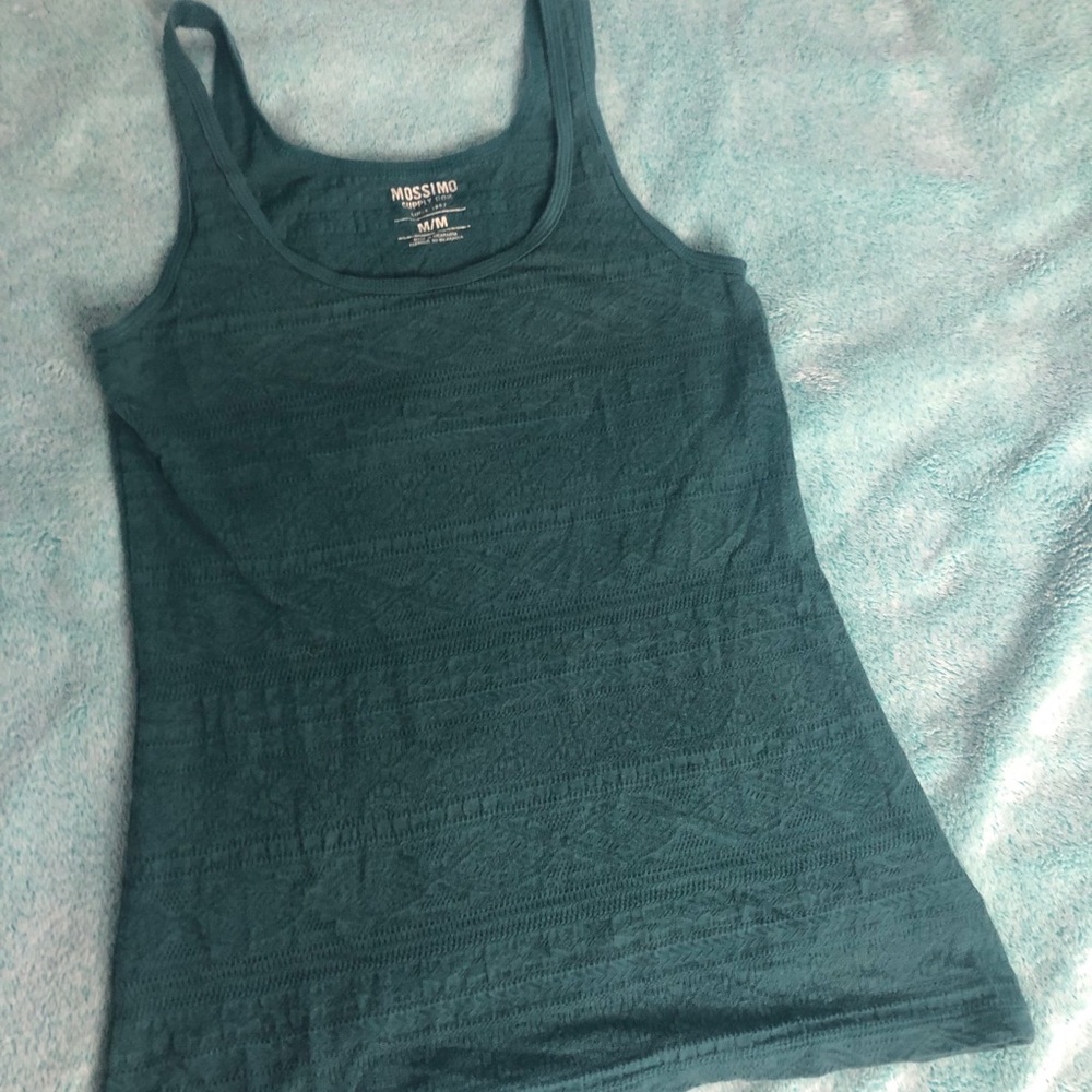 Women’s M Teal Bohemian Print Tank Top